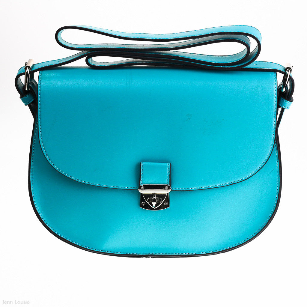 Hillary Cross Body Bag (Turquoise)