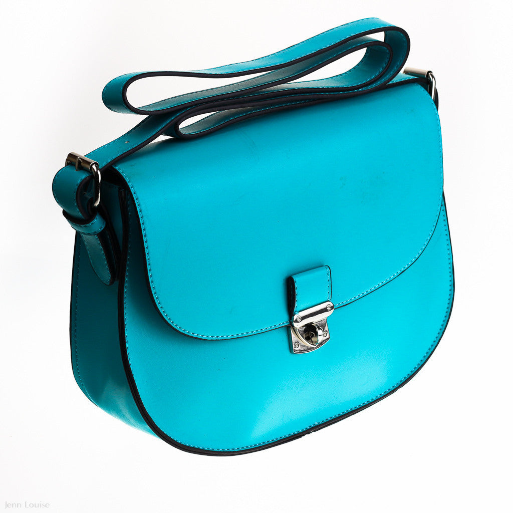 Hillary Cross Body Bag (Turquoise)