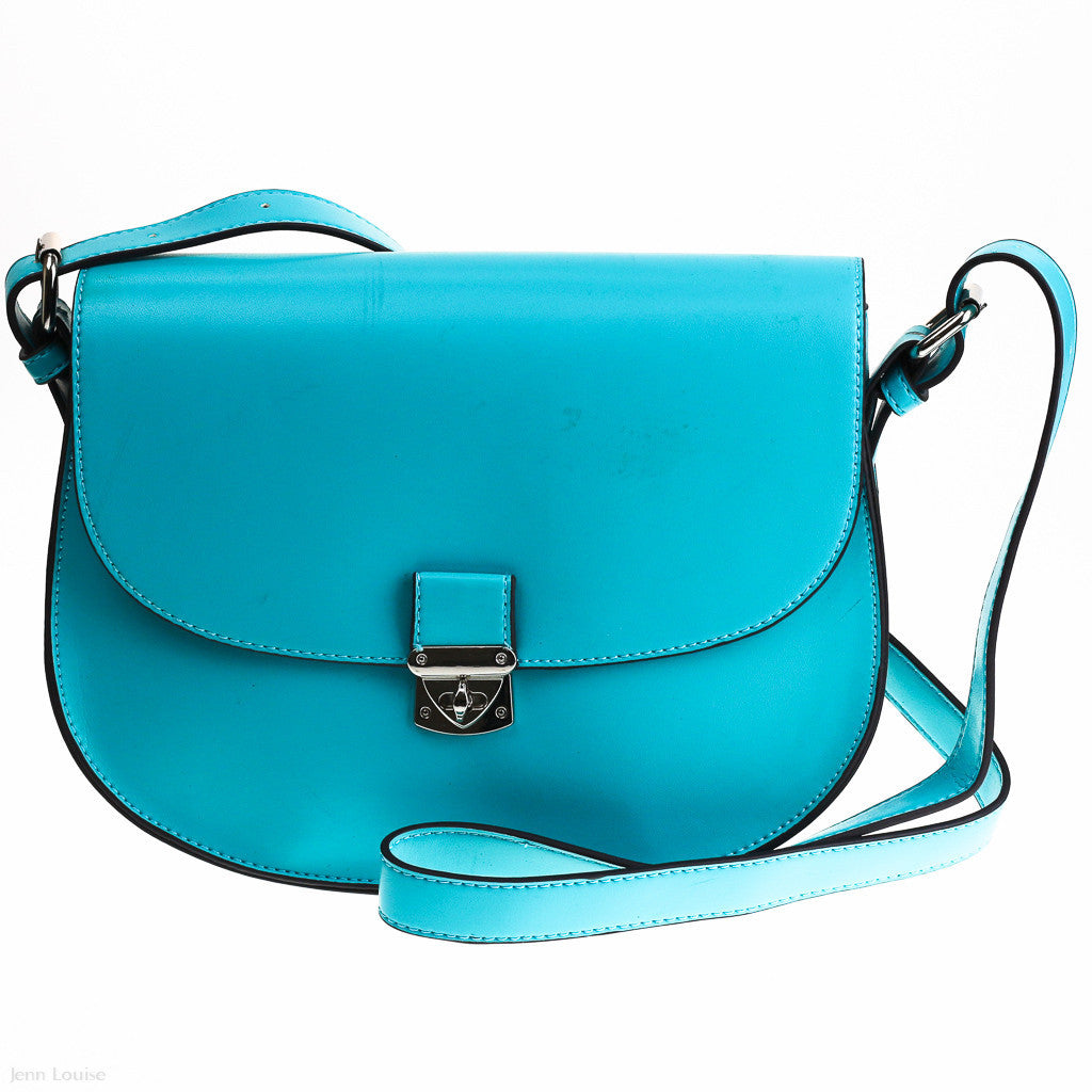 Hillary Cross Body Bag (Turquoise)