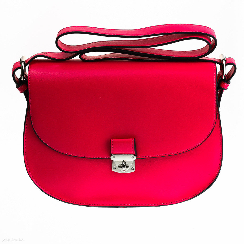 Hillary Cross Body Bag (Fuschia)