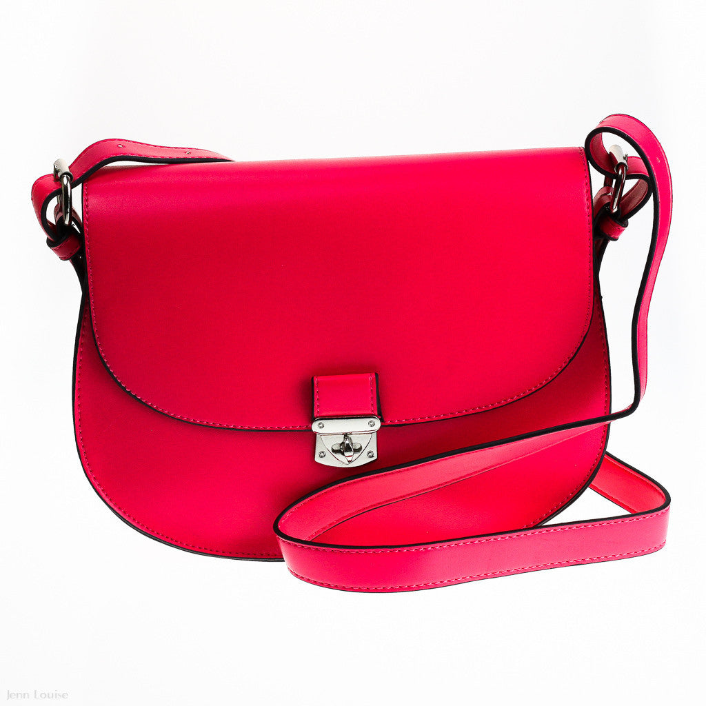 Hillary Cross Body Bag (Fuschia)