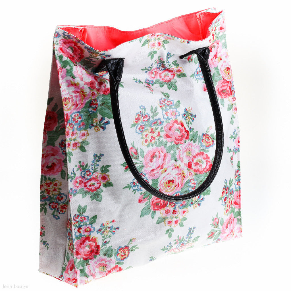 Bouquet Shopper (White)