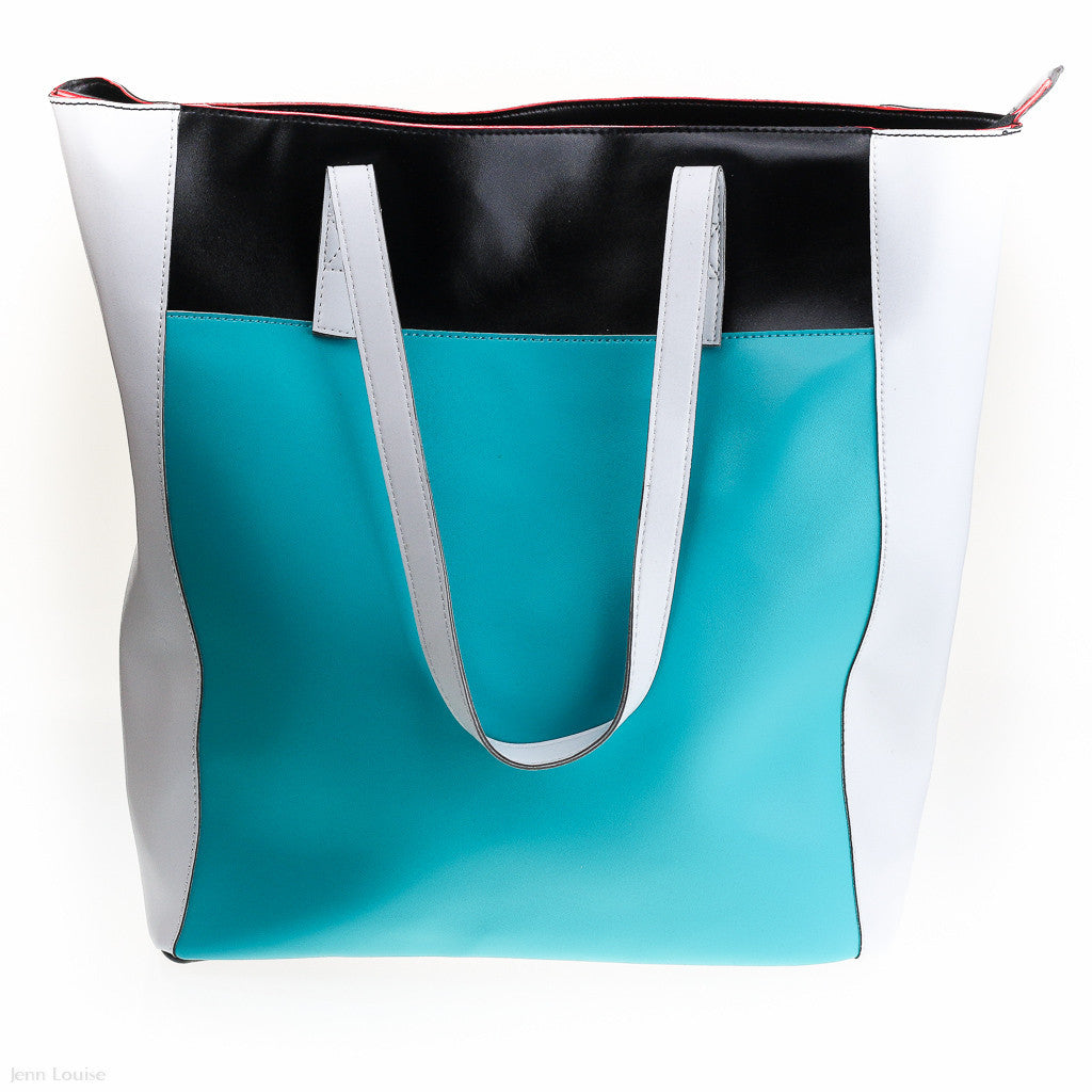 Hillary Tote (Turquoise)
