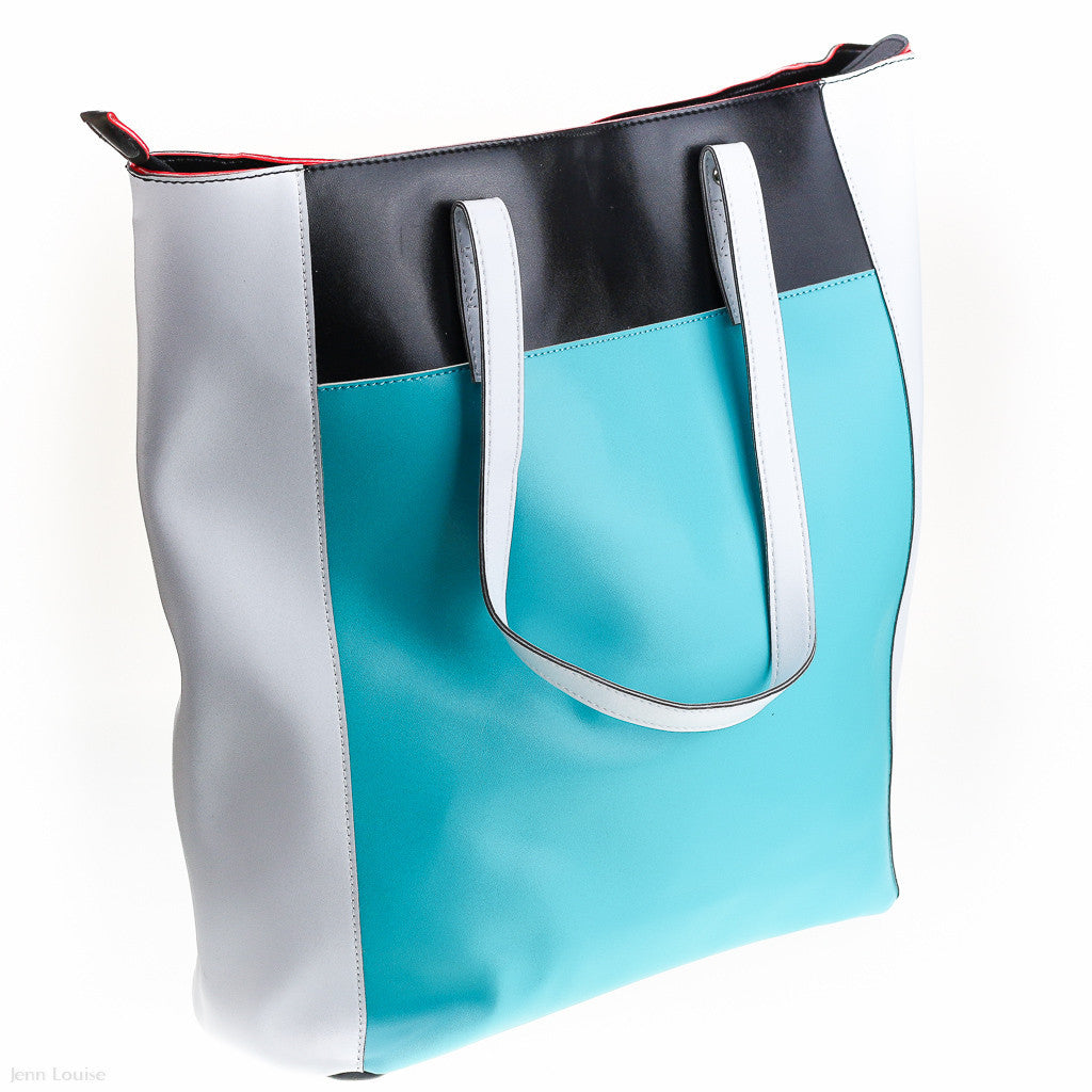 Hillary Tote (Turquoise)