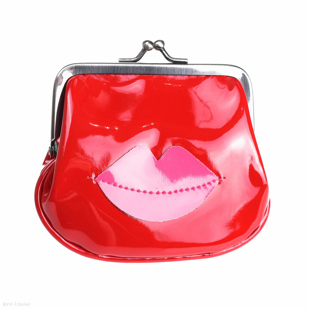 Dot Coin Purse (Red/Pink)