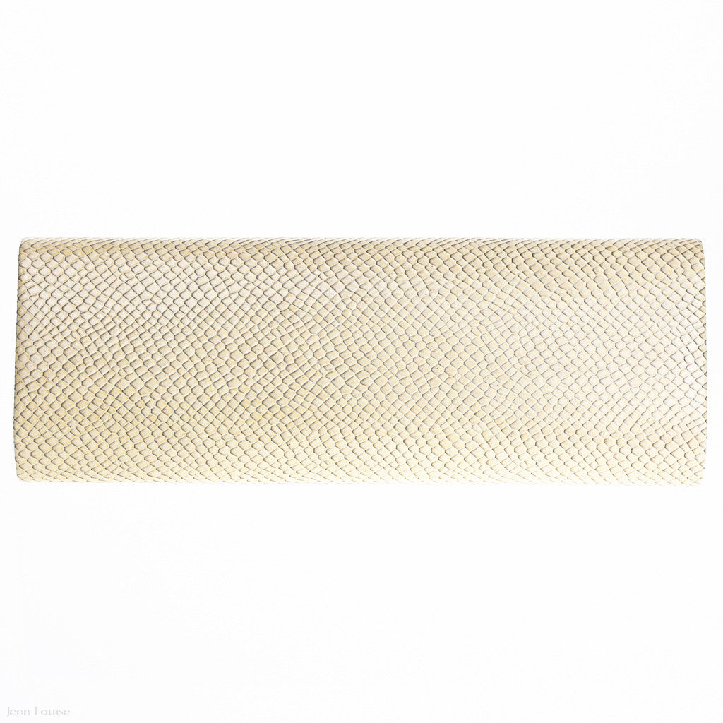Mock Snake Clutch (Taupe)