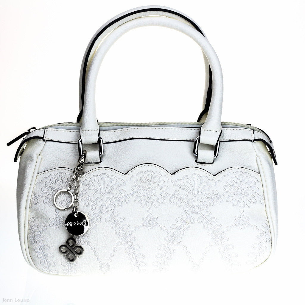Embossed Day Bag (White)
