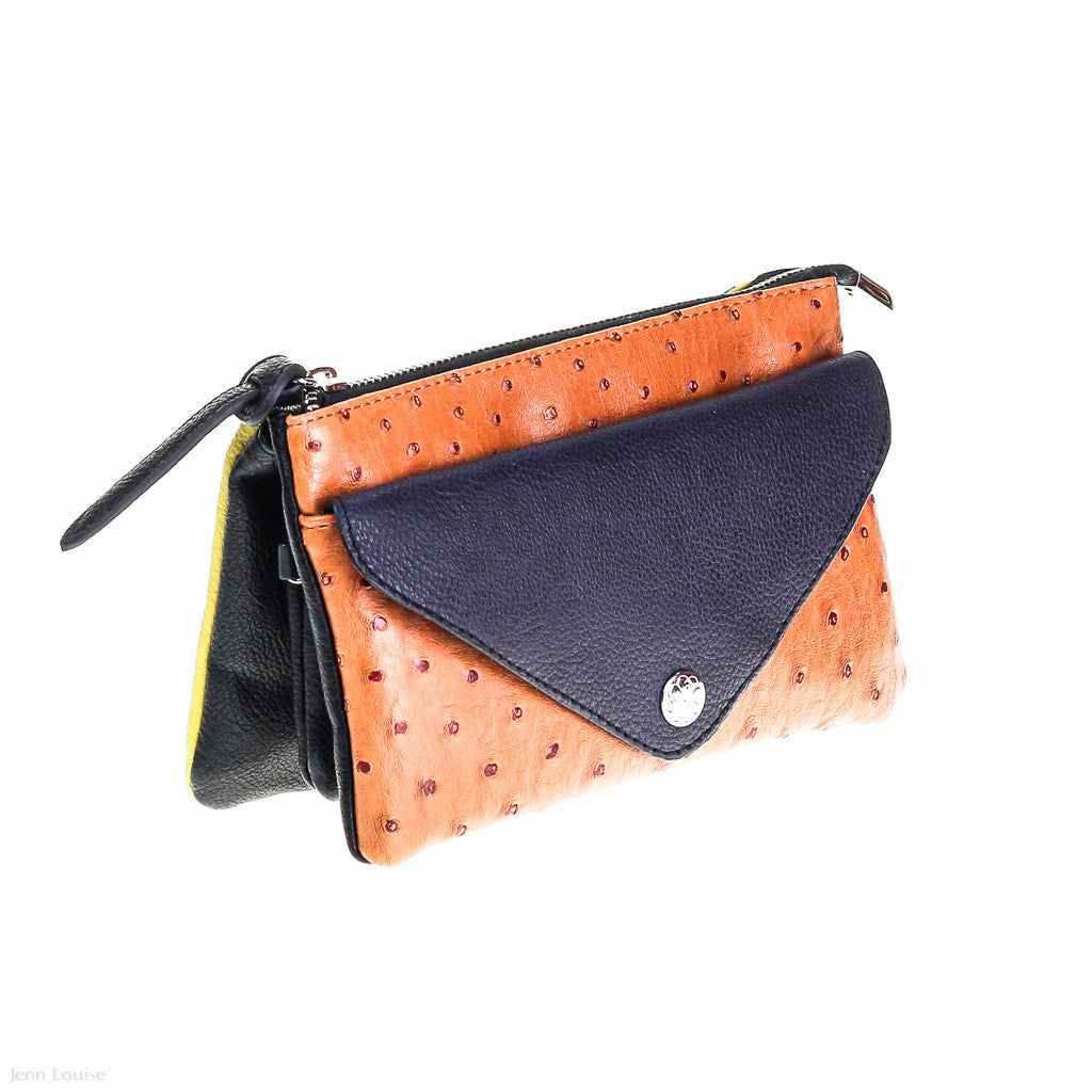 Madison Cross Body Bag (Black/Yellow)
