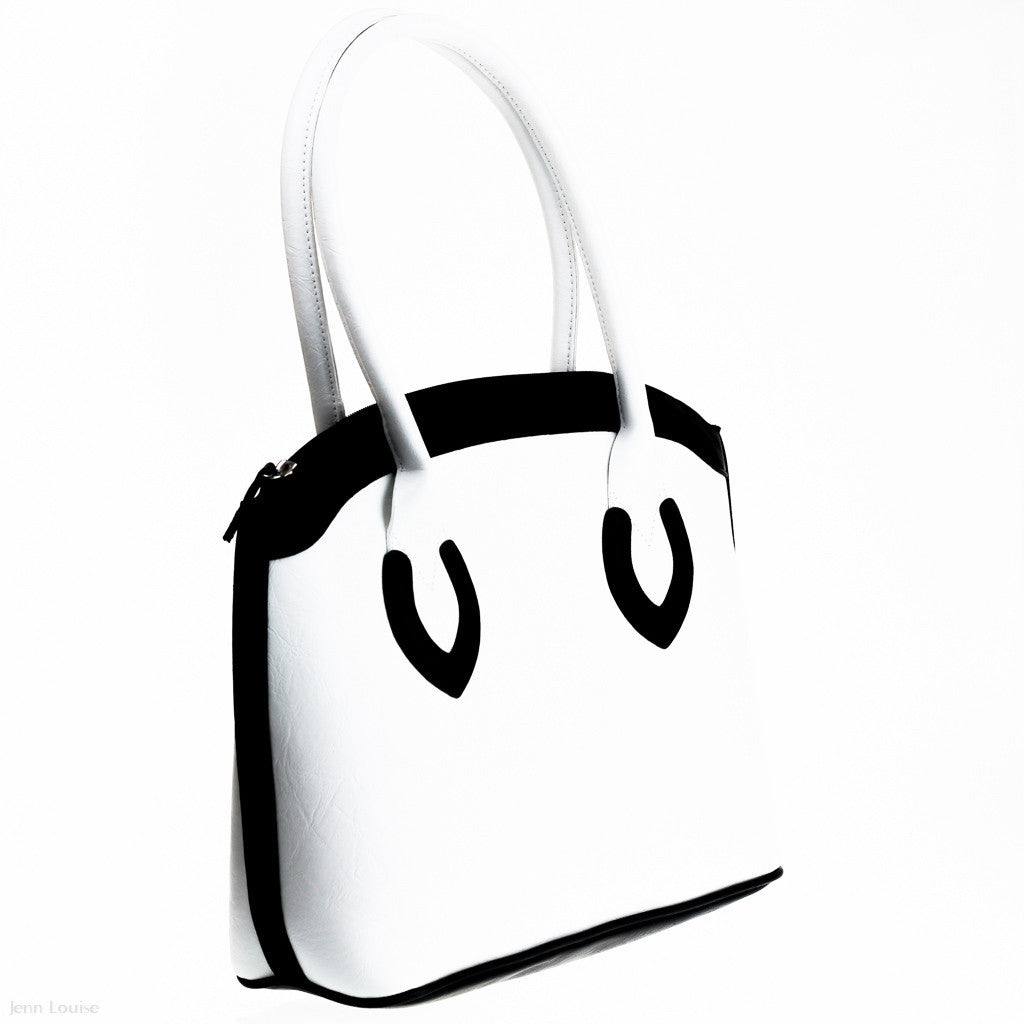 Michelle Handbag (White/Black)