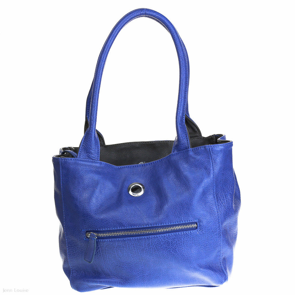 Lola Handbag (Blue/Black)