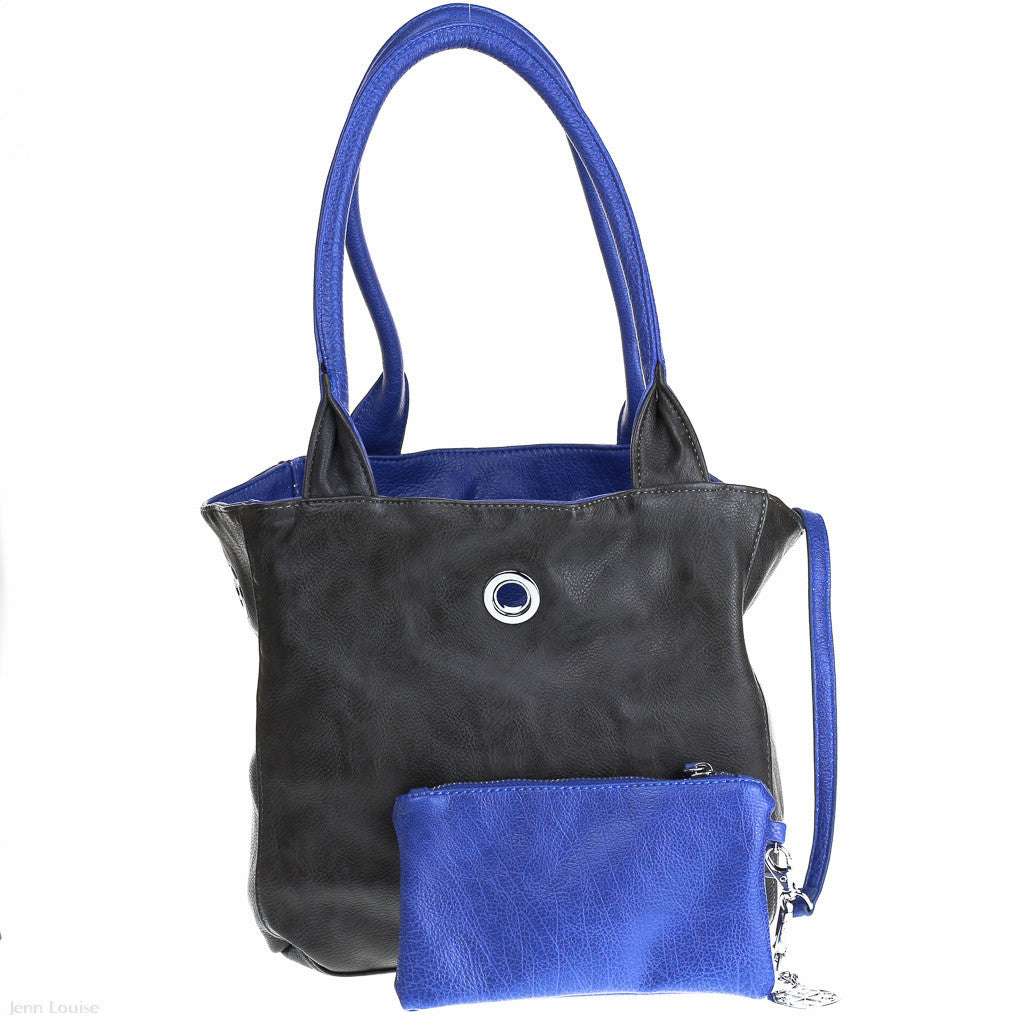 Lola Handbag (Blue/Black)