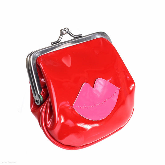 Dot Coin Purse (Red/Pink)